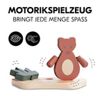Detalj av Play Tray leketillegg Shaking bjørn i FSC-tre