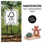 Play Tray leketillegg Shaking bjørn i FSC-tre til barnestol - Hauck