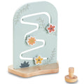 Play Tray motorikkbrett i FSC-tre for barnestol Flowers forfra