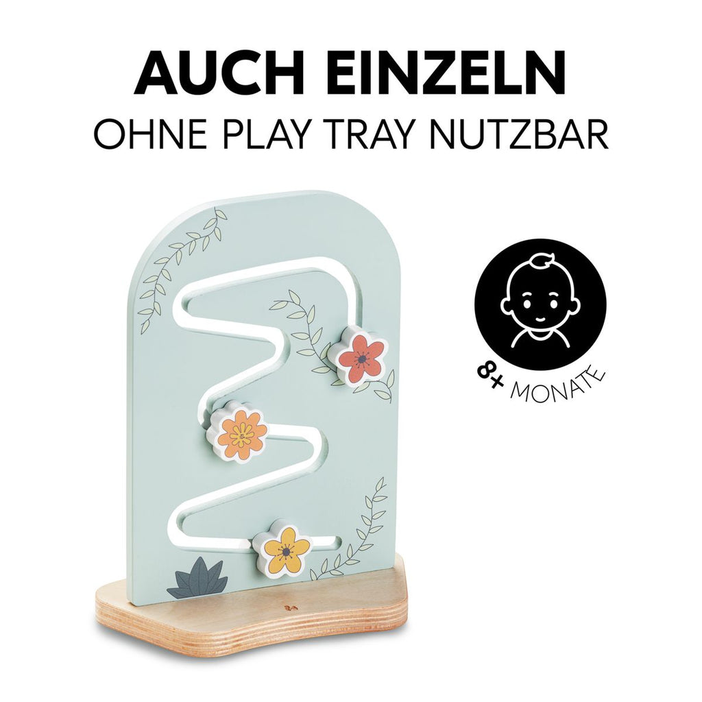 Play Tray motorikkbrett i FSC-tre for barnestol Flowers - Hauck