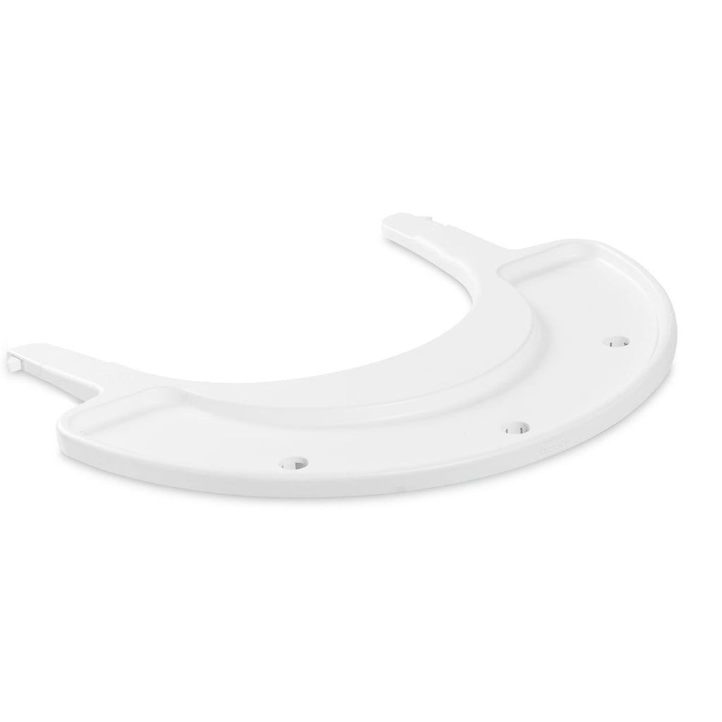 Bakside av Play Tray xylofon sebra i tre til barnestol Alpha+ og Beta+