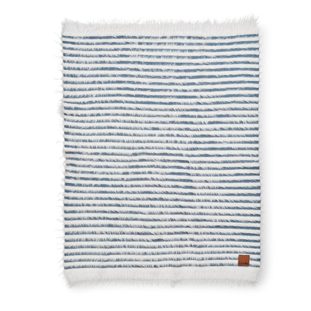 Bakside av Plysjteppe Berry Blue 75x100 cm