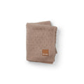 Pointelle babyteppe Tender Taupe 100x75 cm forfra