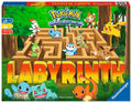 Pokémon Labyrinth brettspill forfra med spillbrett og brikker