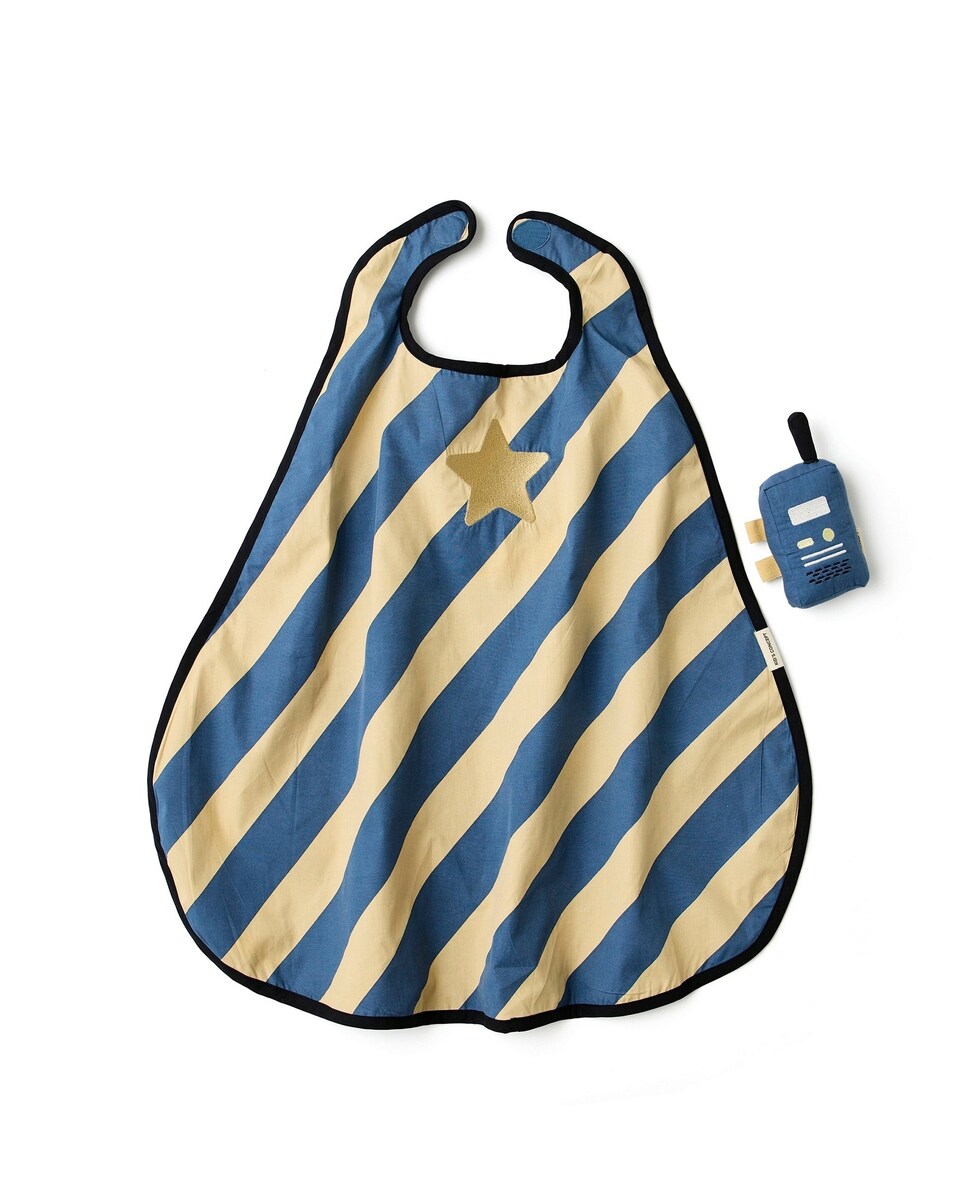 Politikostyme for barn i bomull 75x65 cm forfra