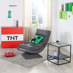 Montert gaming-stol Polstret gaming-stol med dreiefunksjon, justerbar Minecraft - roba
