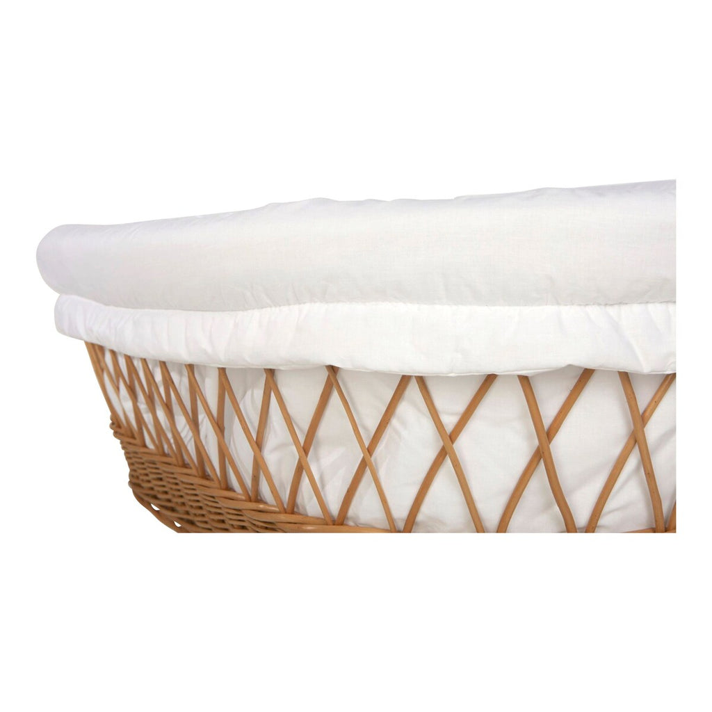 Polstring for vugge liten 75x35 cm bomull detalj av stoff