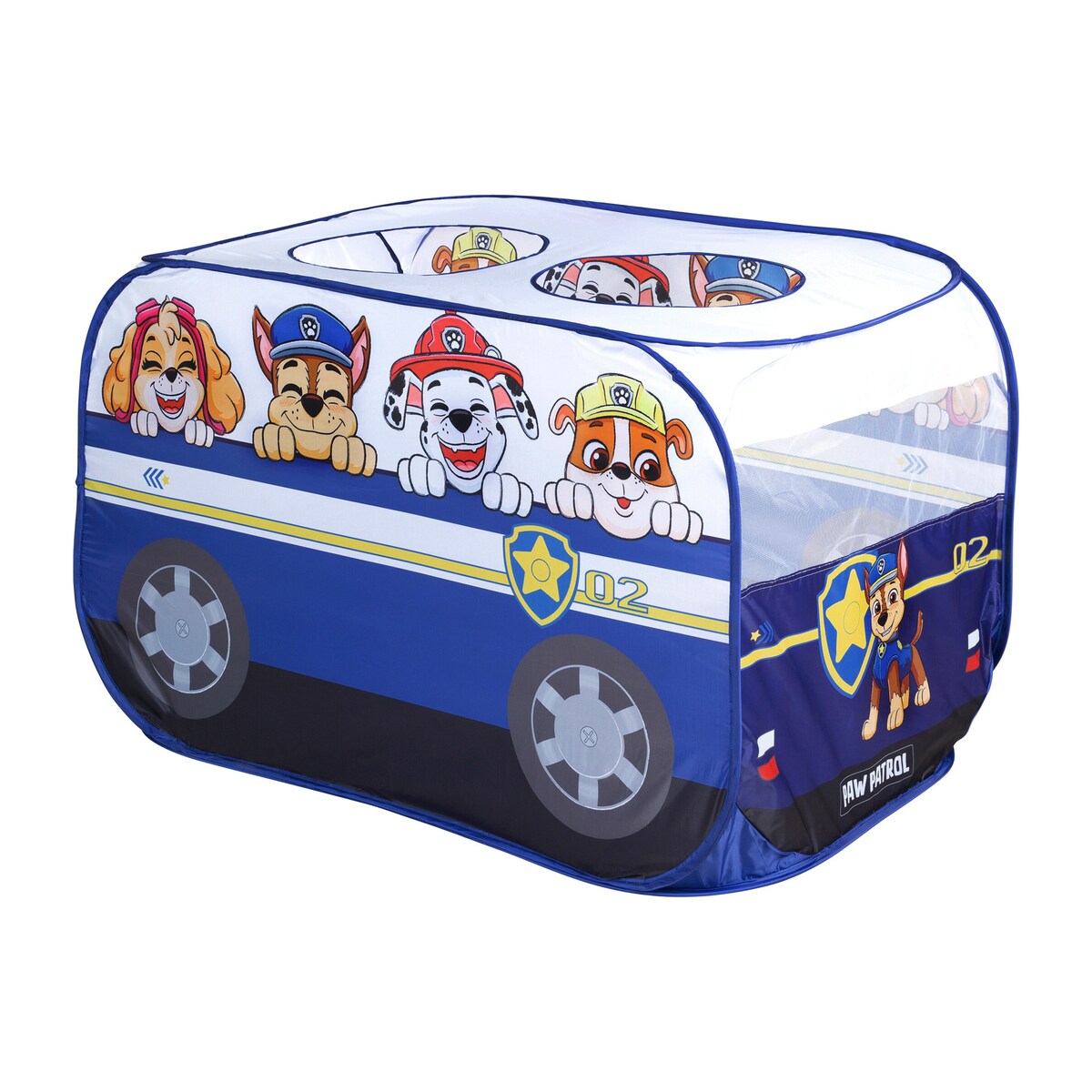 Pop-up leketelt bussform Paw Patrol - roba forfra