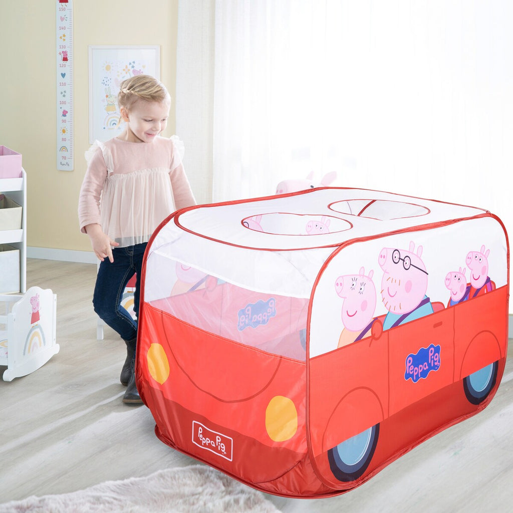 Pop-up leketelt bussform Peppa Pig - roba barn som leker