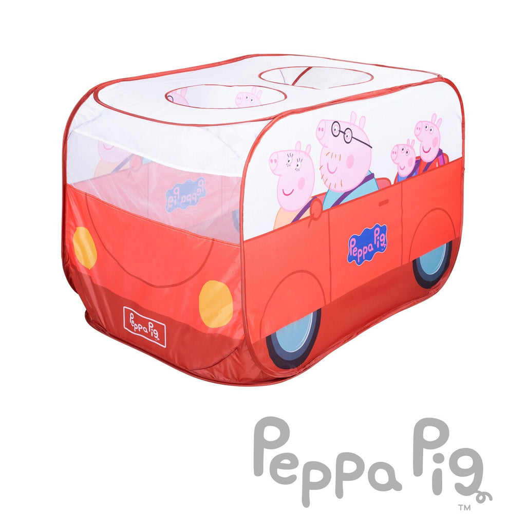 Pop-up leketelt bussform Peppa Pig - roba sammenfoldet