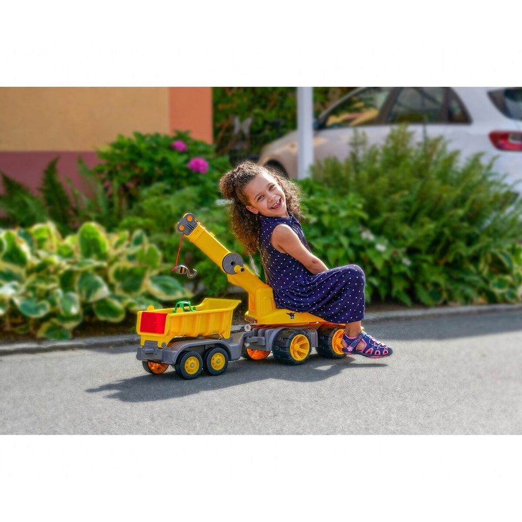 Power Worker Maxi-kran med svingende arm sideprofil