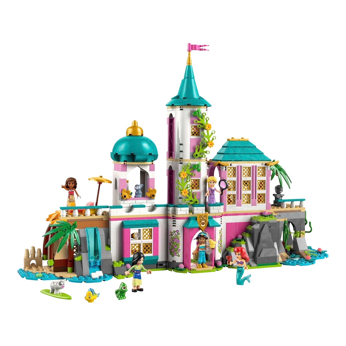 Prinsesseslott med kjæledyr 43267 bakside