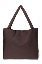 Puffy stelleveske brun 58x42 cm Øko-Tex polyester forfra