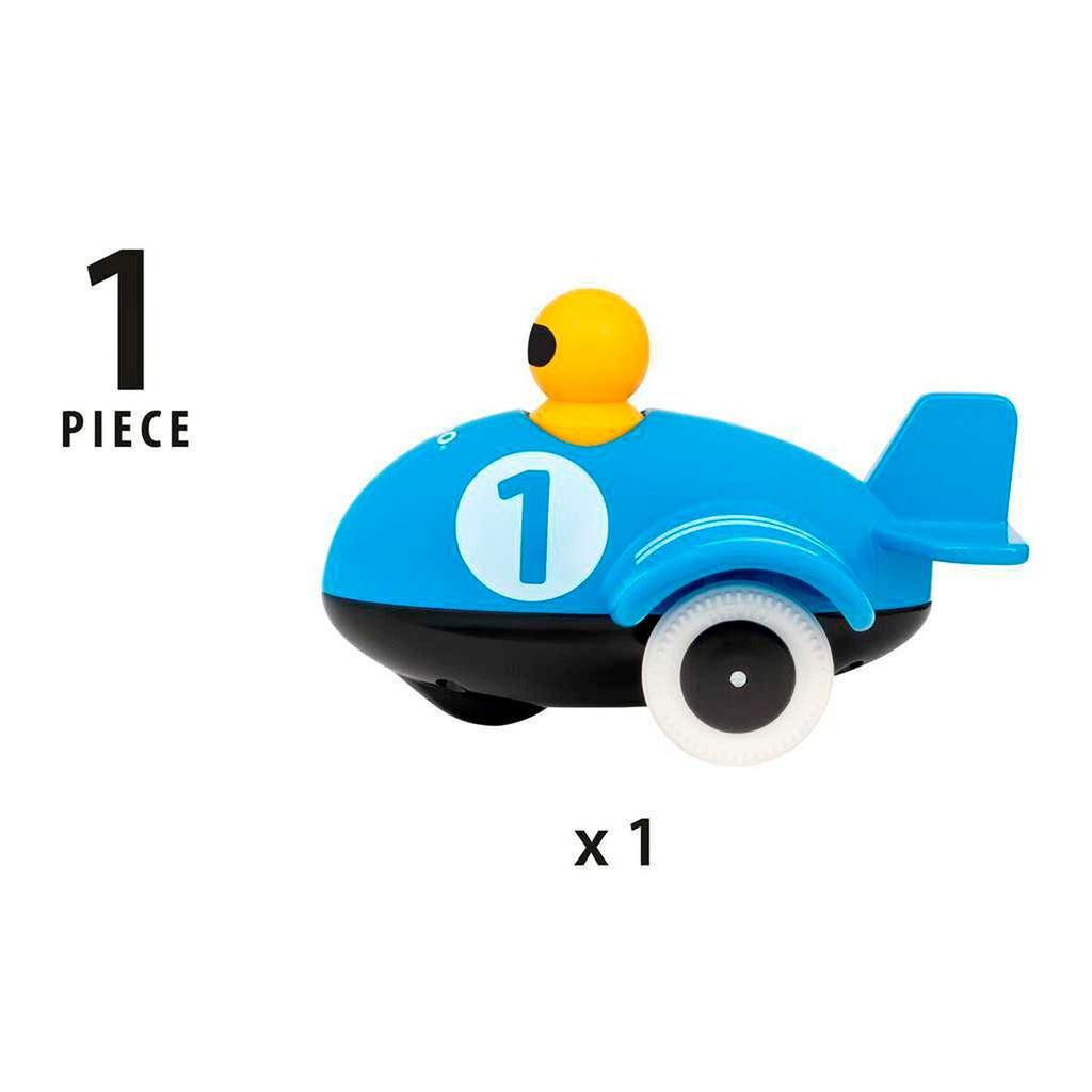 Push & Go fly i tre og plast 13,3 x 8,5 cm for småbarn nærbilde