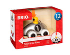 Push & Go racerbil sølvutgave bakside