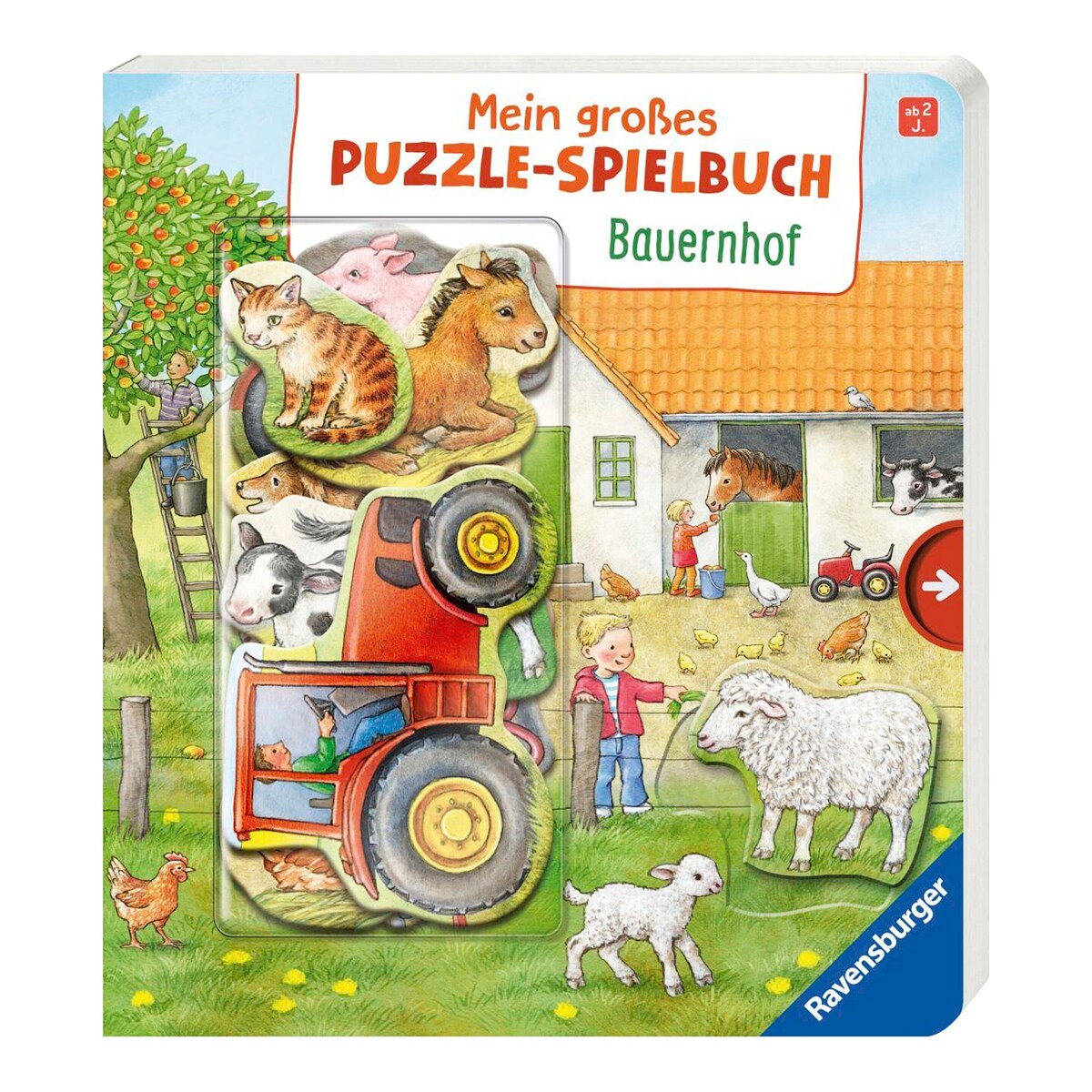Puslebok bondegård med 10 brikker fra 2 år - Ravensburger forside
