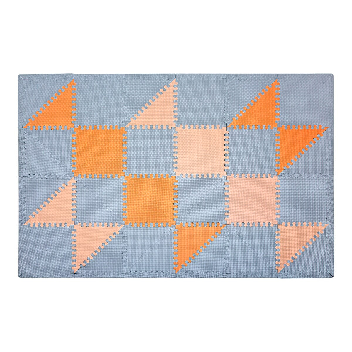 Puslematte Hygge skandinavisk stil 180x120 cm forfra