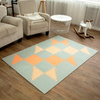 Puslematte Hygge skandinavisk stil 180x120 cm bakside