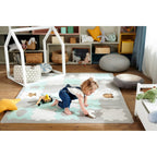 Puslematte LUNO SHAPES 30 deler bakside med oppbevaringspose