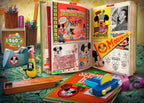 Puslespill 1000 brikker 1960 Mickey Moments Disney bakside