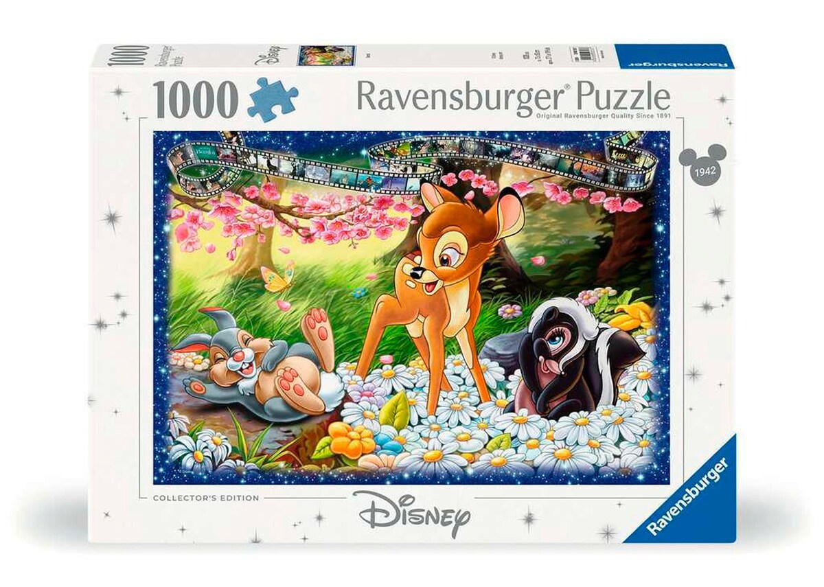 Puslespill 1000 brikker Bambi Disney Collector's Edition forfra