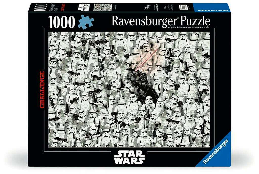 Puslespill 1000 brikker Challenge Star Wars 70x50 cm forfra