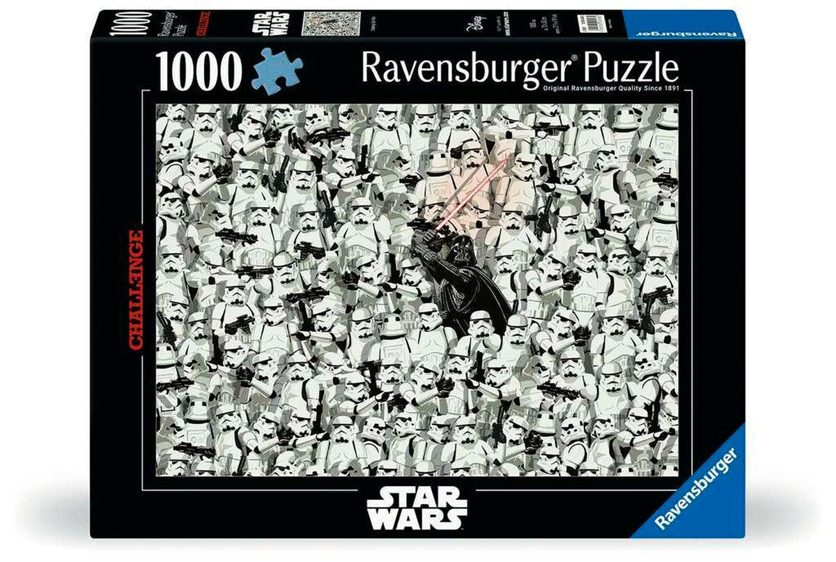 Puslespill 1000 brikker Challenge Star Wars 70x50 cm forfra