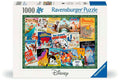 Puslespill 1000 brikker Disney Vintage filmplakater forfra