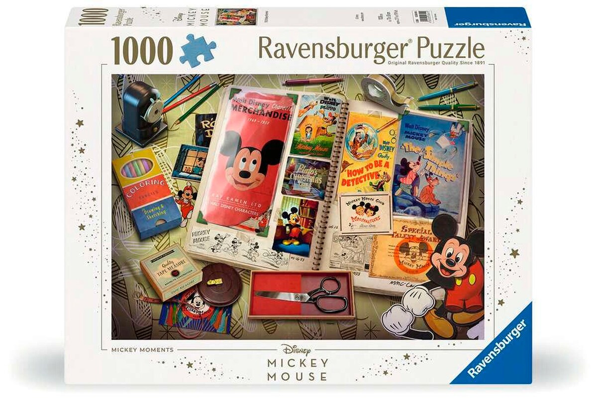 Puslespill 1950 Mickey Moments 1000 brikker forfra