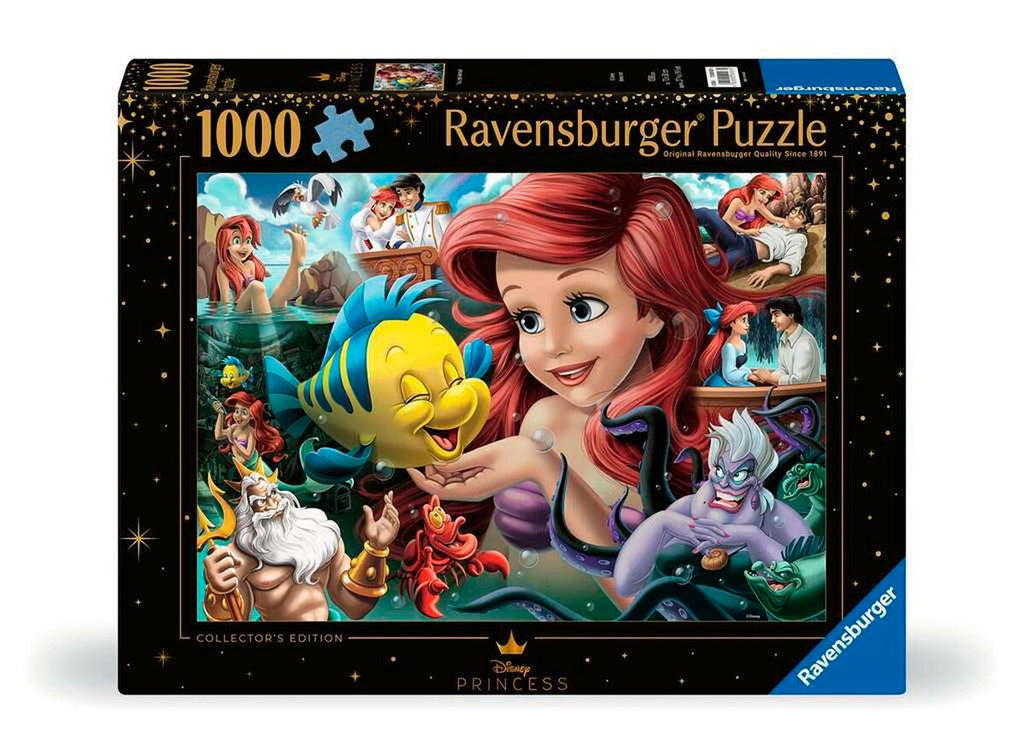 Puslespill Ariel havfruen 1000 brikker Ravensburger forfra