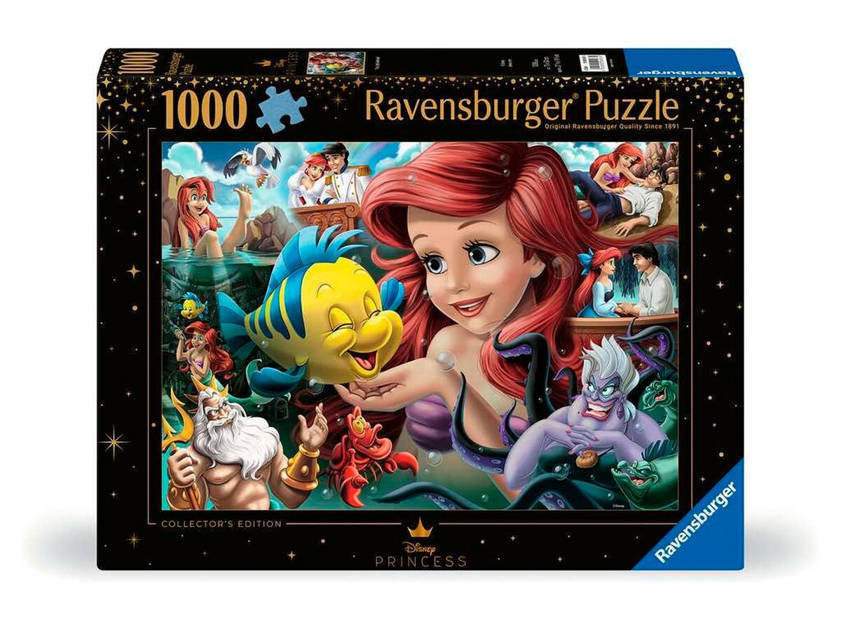 Puslespill Ariel havfruen 1000 brikker Ravensburger forfra