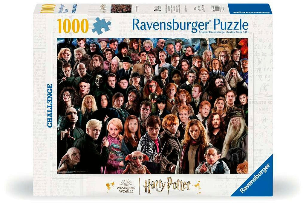 Puslespill Challenge Harry Potter 1000 brikker forfra
