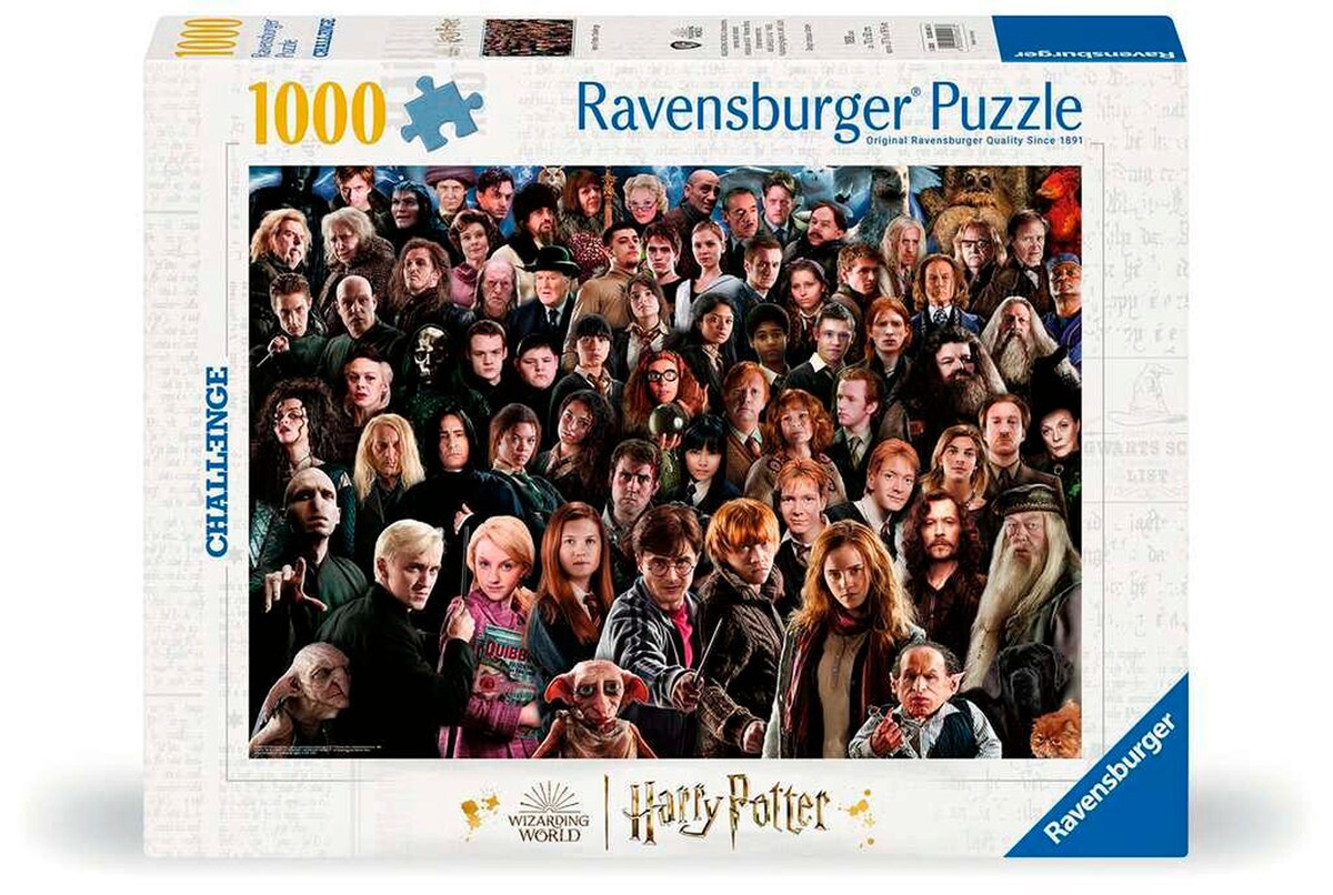 Puslespill Challenge Harry Potter 1000 brikker forfra
