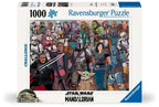 Puslespill Challenge Star Wars Mandalorian 1000 brikker forfra