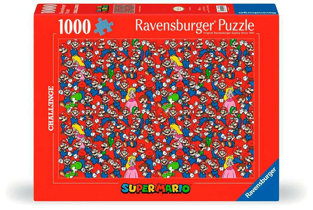 Puslespill Challenge Super Mario 1000 brikker forfra