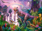 Bakside av Puslespill dinosaurland XXL 200 brikker