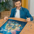 Detalj av Puslespill Disney Castles: Arielle 1000 brikker