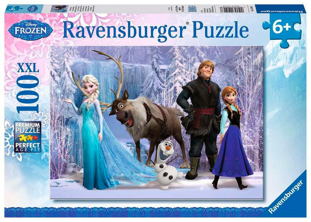 Puslespill Disney Frost i snødronningens rike XXL foran