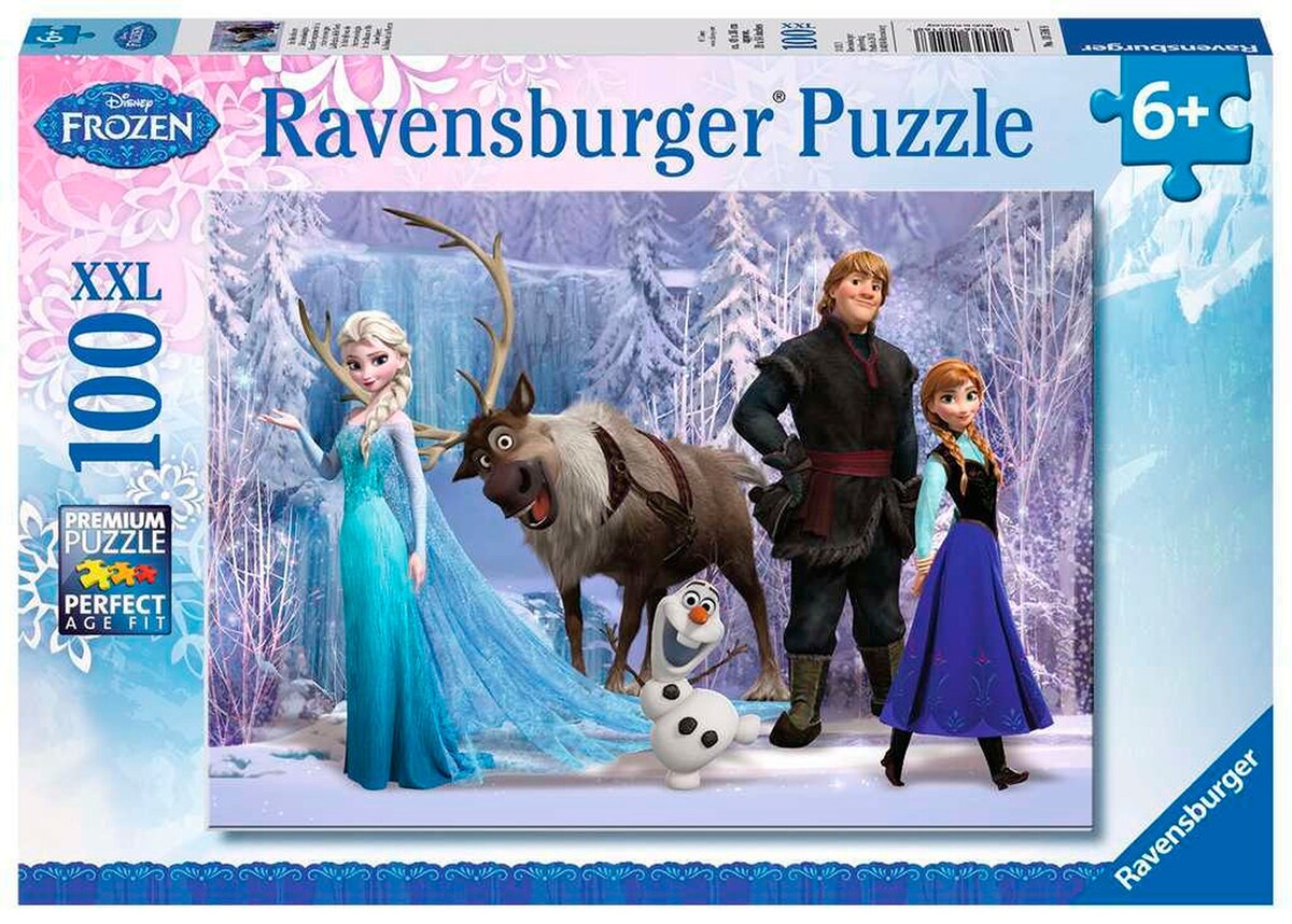 Puslespill Disney Frost i snødronningens rike XXL foran