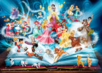 Bakside av Puslespill Disneys magiske eventyrbok 1500 brikker