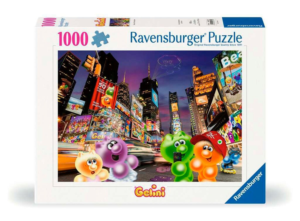 Puslespill Gelini am Time Square 1000 brikker forfra