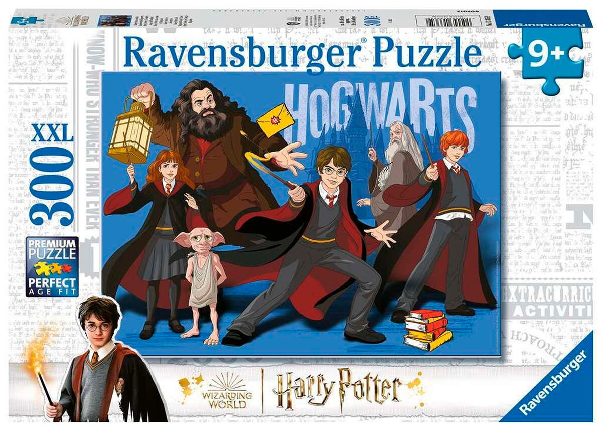 Puslespill Harry Potter Hogwarts 300 XXL-brikker forfra