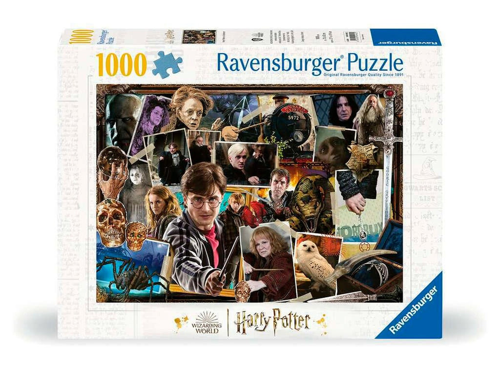 Puslespill Harry Potter mot Voldemort 1000 brikker forfra