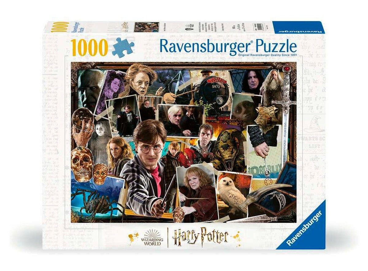 Puslespill Harry Potter mot Voldemort 1000 brikker forfra