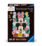 Puslespill i tre Disney Mickey & Minnie 300 brikker forfra