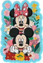 Puslespill i tre Disney Mickey & Minnie 300 brikker bakside