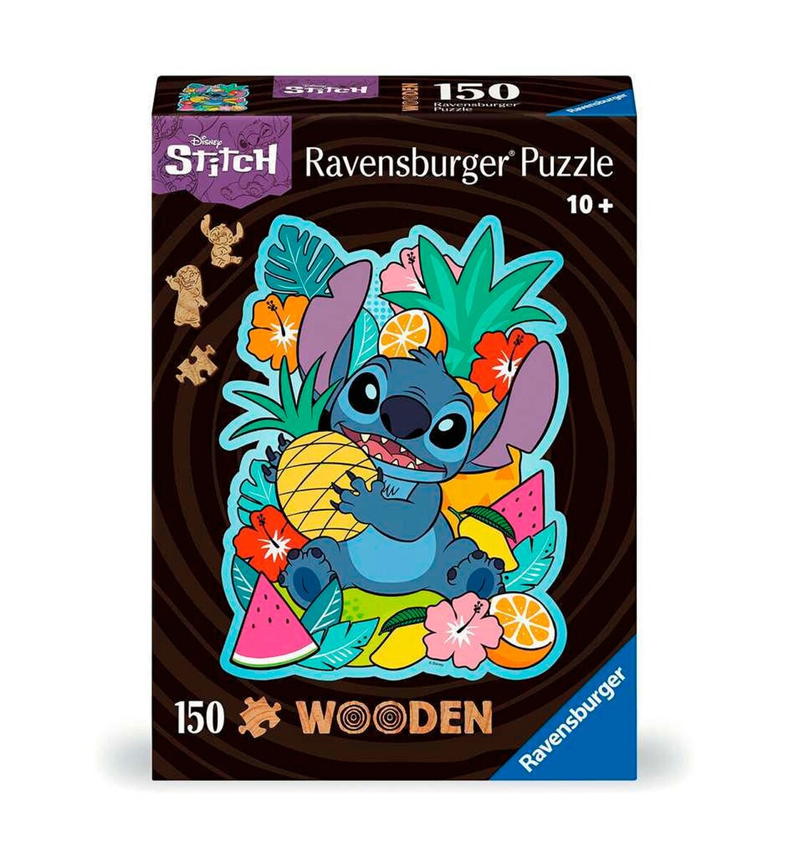 Puslespill i tre Disney Stitch 150 brikker forfra