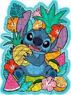 Puslespill i tre Disney Stitch 150 brikker bakside