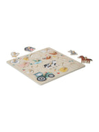 Puslespill med knotter LOVELY FARM i tre FSC® bakside