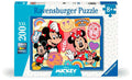Puslespill Mickey og Minnie 200 XXL-brikker forfra
